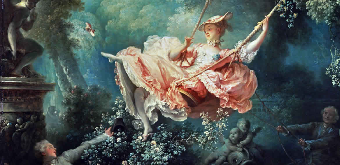Jean-Honoré Fragonard The Swing c1767 – detail